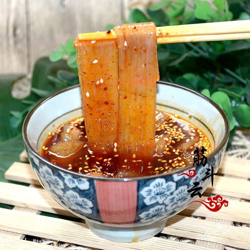 恩来顺火锅宽粉200g鲜湿红薯粉条火锅川粉苕粉速食宽粉条非土豆 - 图3