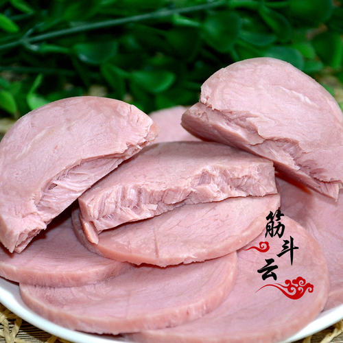 天津国顺精盐水麦西尼熏方火腿早餐三明治片猪瘦肉富贵香肠午餐肉 - 图2