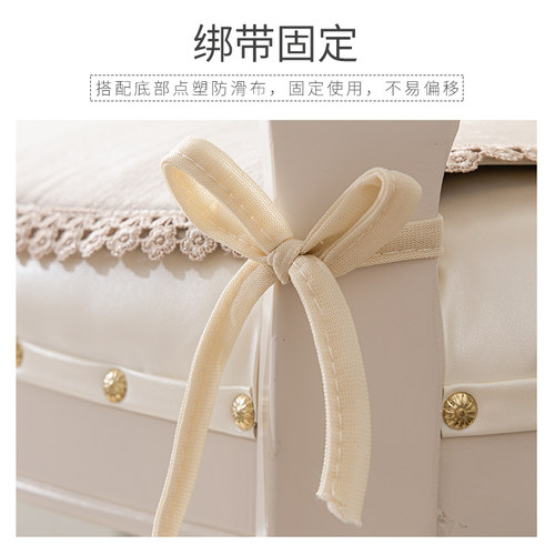 高档餐椅垫美式欧式防滑椅座垫坐垫凳垫四季通用马蹄形餐椅垫定做 - 图2