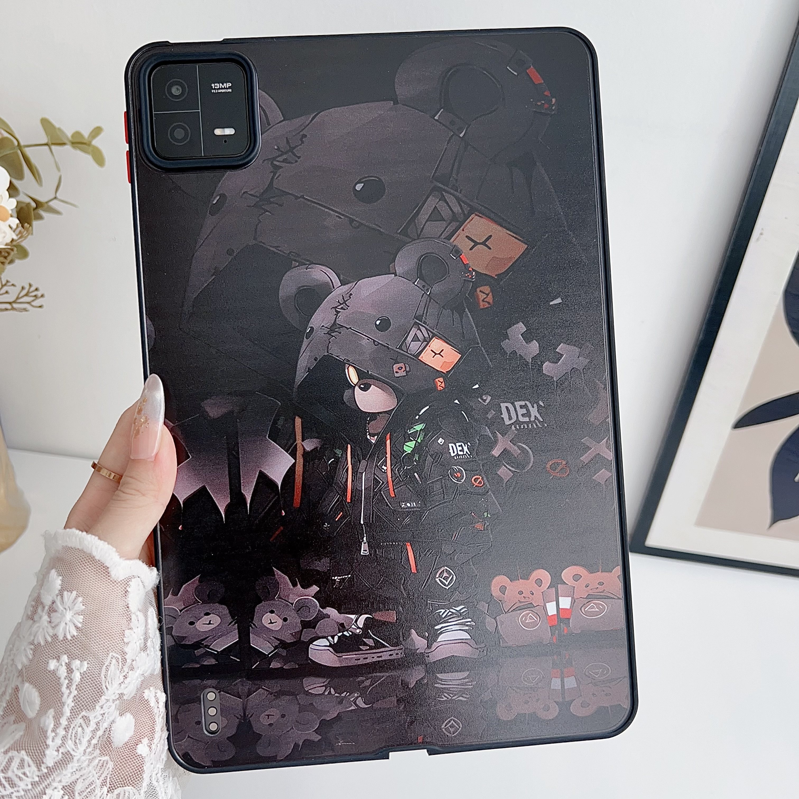 适用小米平板保护套11寸卡通彩绘亚克力壳防摔防弯硬壳无盖xiaomipad5/5pro磨砂平板保护壳6/6spro 12.4寸7sp,淘宝优惠券,粉丝福利购,淘宝优惠卷