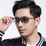 Дневные и ночные солнцезащитные очки для мужчин, меняющие цвет, 2025, новые поляризационные очки для вождения и рыбалки, мужские спортивные солнцезащитные очки для бега