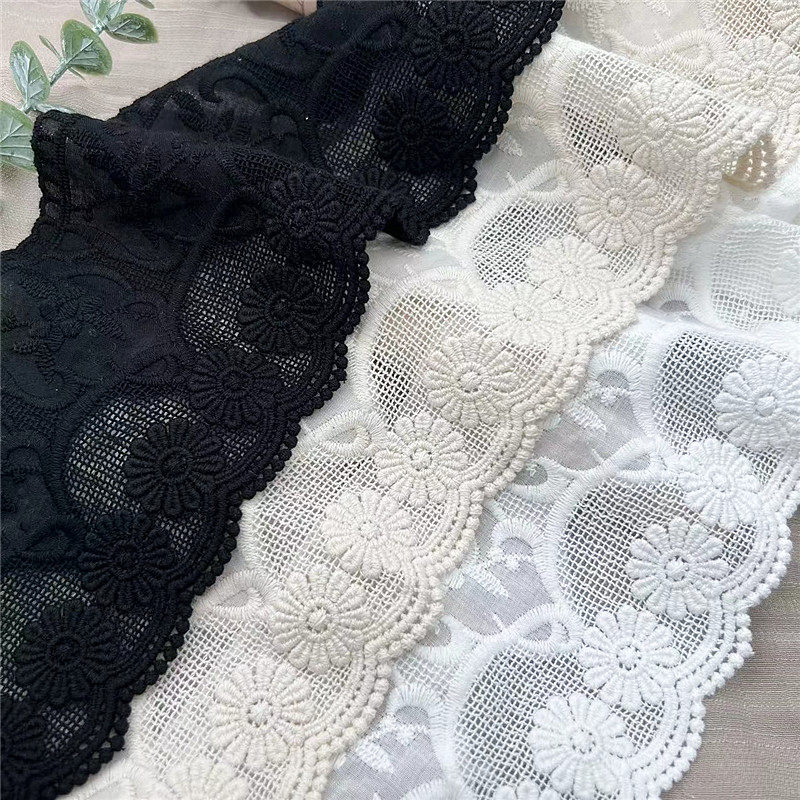 复古风加厚双边立体花朵镂空水溶棉布刺绣花边DIY服装辅料宽10cm,淘宝优惠券,粉丝福利购,淘宝优惠卷