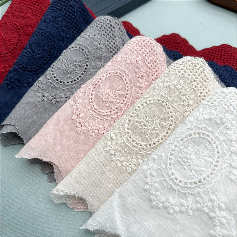 宽13cm优质棉布刺绣服装花边diy手工辅料衣领裙边居家布艺装饰品,淘宝优惠券,粉丝福利购,淘宝优惠卷