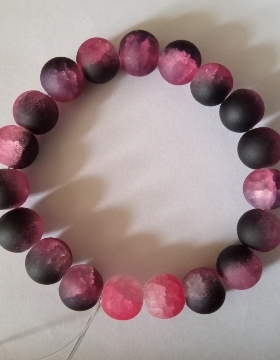 卡卡KA原创设计师系列磨砂手串清新双色拼接好事成双手链儿童批发