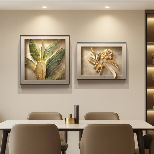 家大业大现代轻奢卧室床头装饰画新款房间主卧挂画高级感餐厅壁画 - 图2