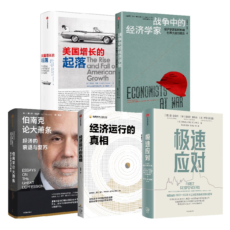 极速应对+战争中的经济学家+伯南克论大萧条+经济运行的真相+美国增长的起落(比较译丛)(套装5册) 艾伦 博拉尔德等著 中信