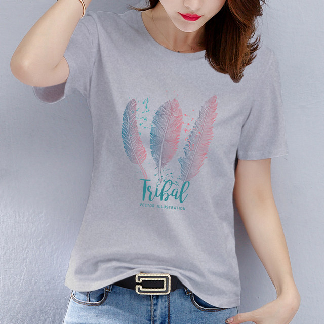New printed short sleeve t-shirt short sleeve printed
