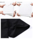 Women's long-sleeved half turtleneck pure cotton T-shirt