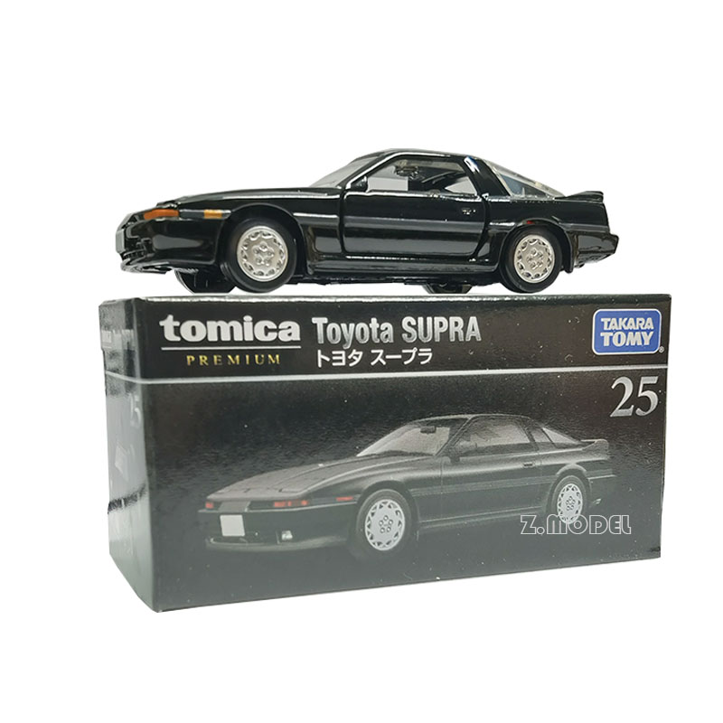 TOMICA多美卡黑盒合金车模型旗舰版TP25丰田速霸SUPRA玩具模型-图0