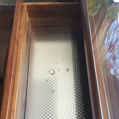 加厚橱柜铝箔纸防水防油防潮自粘厨房抽屉垫橱柜贴纸锡纸反光板 - 图0