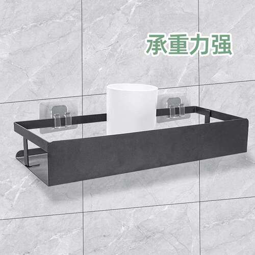 强力置物架免打孔无痕贴片配件粘钩粘贴固定挂钩透明卡扣承重实心 - 图2