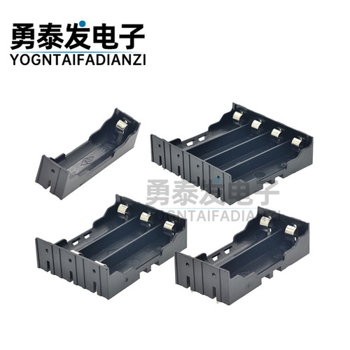 插针18650装1/2/3/4节 DIY锂电池盒 /18650电池座/ 带线1/2/3/4节 - 图0