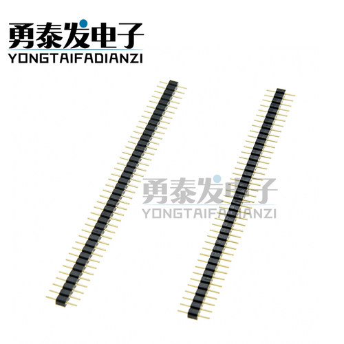 现货 1*40P 2.54MM间距 单排圆孔排座 圆排母 环保铜针 - 图3