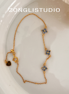 四叶草简约高级感精致设计手链