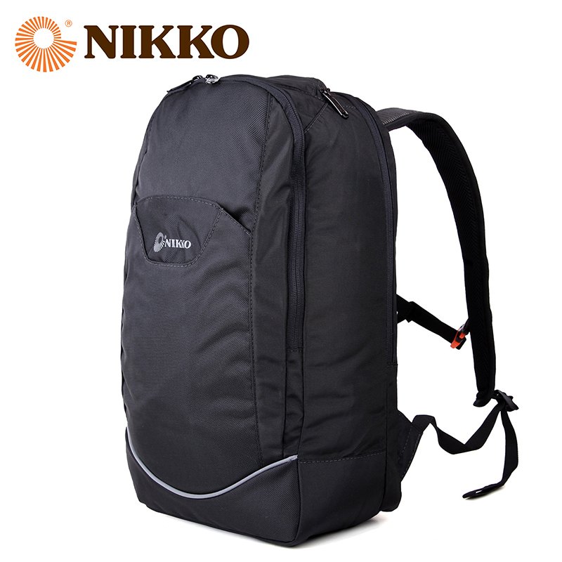 Nikko日高 20L休閒旅遊揹包男女黑色短途出差雙肩包電腦包NK4060