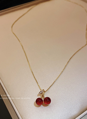 Dancin Withhosien女简约气质甜美百搭锁骨链夏季新款颈链高级感