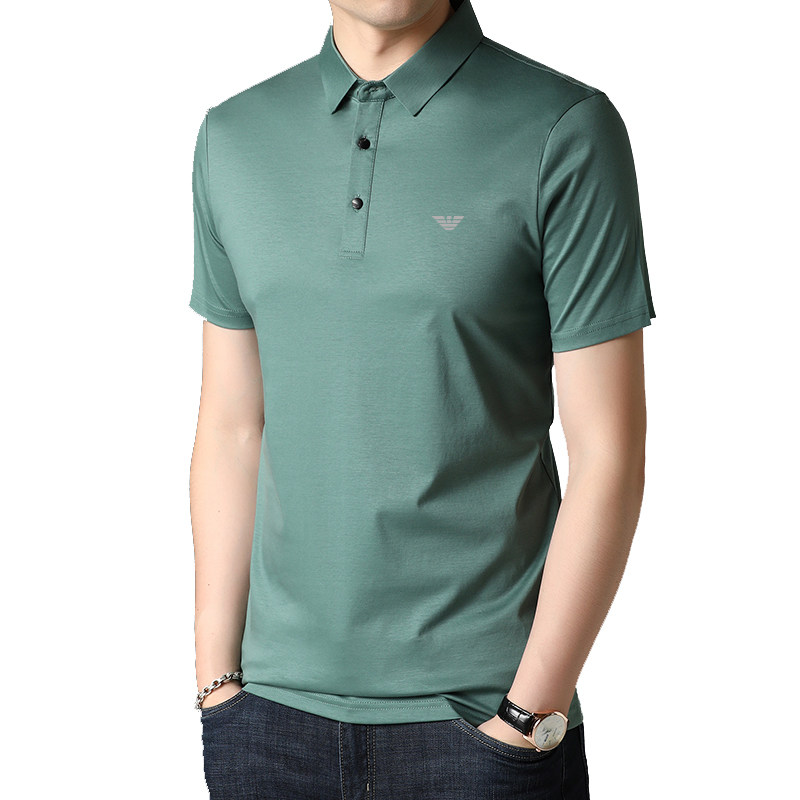 奇阿玛尼亚短袖男装翻领男士polo衫 阿玛尼 男装店T恤