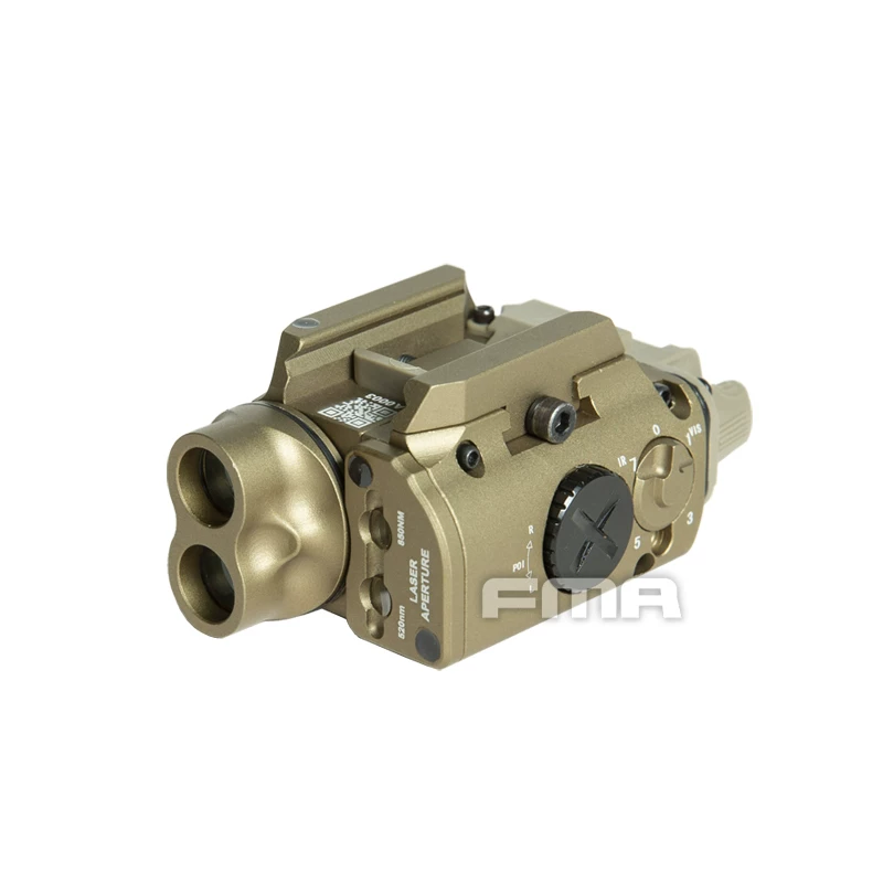 FMA户外用品 XVL2 IRC照明灯 LED手电筒红激光 黑色沙色 TB1407