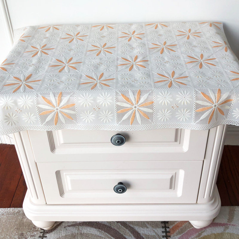 防水防油免洗电视柜垫冰箱洗衣机盖巾小茶几台布桌布垫床头柜盖布,淘宝优惠券,粉丝福利购,淘宝优惠卷