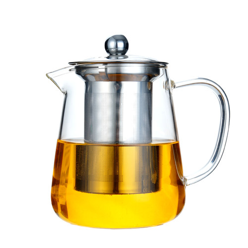 加厚玻璃茶壶耐热烧水壶小号功夫茶具泡茶小壶不锈钢过滤煮冲茶器 - 图3