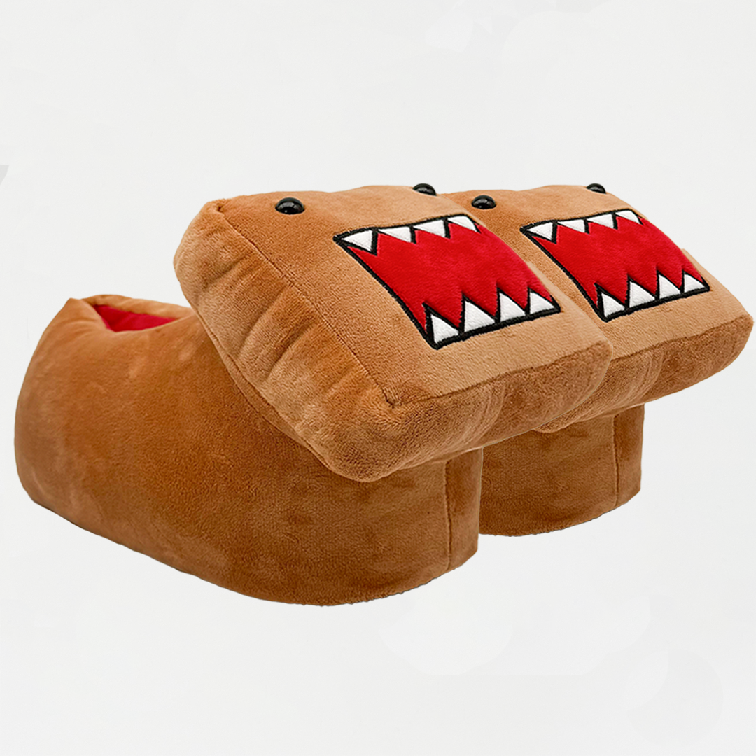 跨境新品domokun多摩君居家卧室冬季毛绒拖鞋特色家居鞋特别礼物,淘宝优惠券,粉丝福利购,淘宝优惠卷