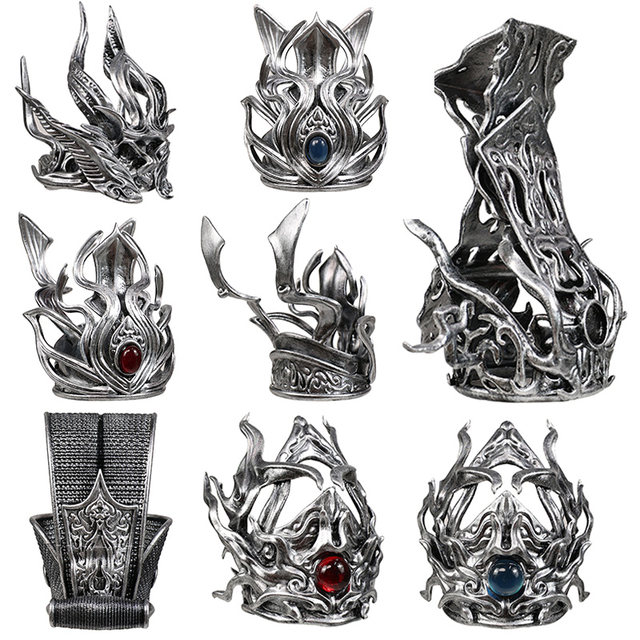 Resin male headband film and television drama fairy ancient style fantasy 3D