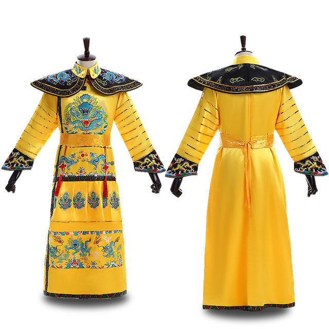 Phoenix robe emperor court dress palace stage hat ancient costume