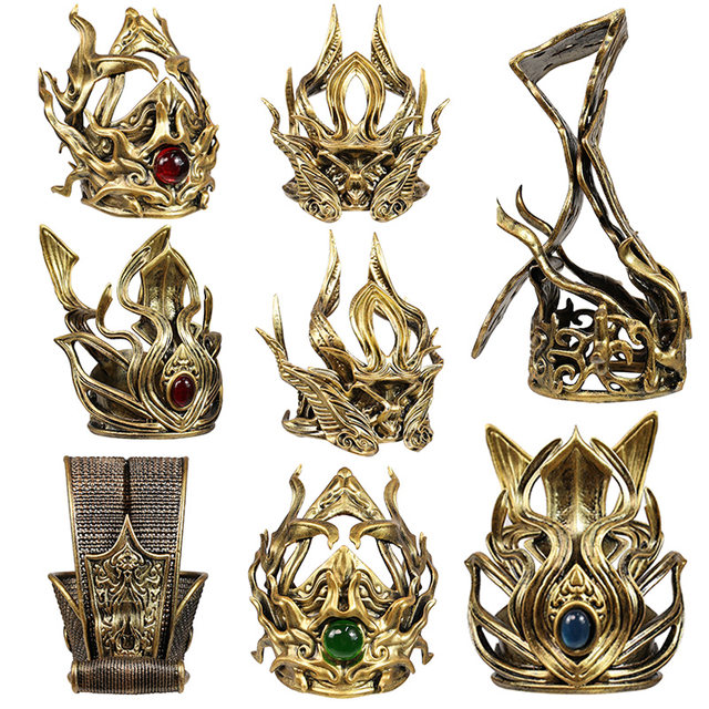 Resin male headband film and television drama fairy ancient style fantasy 3D