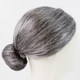 Ancient costume style grandma Taijun common people gray wig set