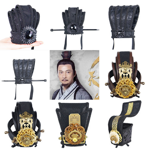 古装男头饰古代将军公子束发头冠古风汉服男发饰舞台演出剧组道具 - 图1