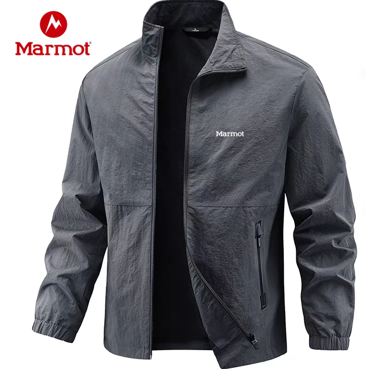 MARMOT土拨鼠软壳冲锋衣男春秋夹克抗皱防泼水风衣户外登山外套 - 图0