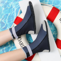 Adult High Cylinder Beach Shoes Socks Baby Swimming Diving Anadromous Shoes Men and women Childrens anti-slip Soft Bottom Seaside Shoes