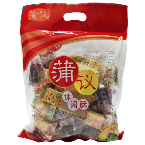 四川特产蒲议休闲酥420g*2袋多口味蛋苕酥玉米酥黑米酥米花酥零食 - 图3