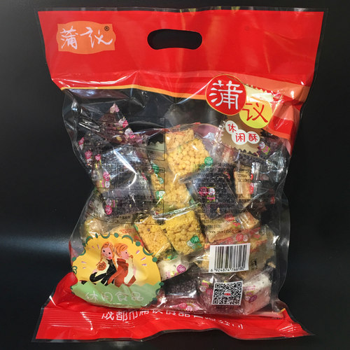 四川特产蒲议休闲酥420g*4袋蛋苕酥玉米酥黑米酥米花酥零食小吃 - 图0