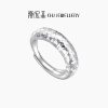 Chao Acer Royal Style Dolphin Back Silver Ring S925 Silver Loach Back Crushed Ice Exploding Women's Ring Shows Big Life as a Gift