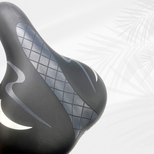 加大加厚自行车车座折叠车山地车座垫前座坐垫大屁股超软通用鞍座