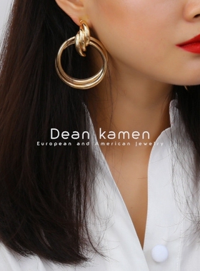 New fashion resin acrylic geometric earrings women女百搭耳环