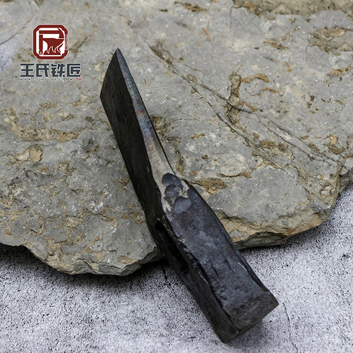 王氏铁匠传统匠人工具石工锛斧石匠刨锛石工锛凿装柄发货不卷不崩 - 图0