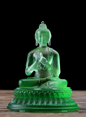 台湾古法琉璃药师佛七佛佛像密宗