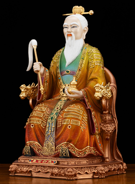 纯铜太白金星像家用供奉佛像铜像