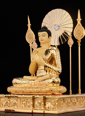 纯铜毗卢遮那佛阿闪佛宝生五方佛