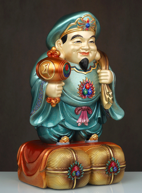 大黑天财神家用供奉招财铜像神像