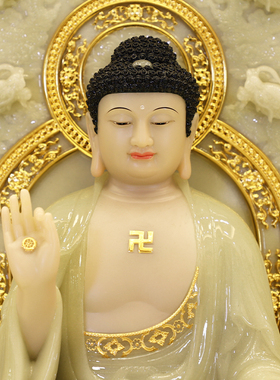 寺庙华严三圣文殊普贤菩萨佛像