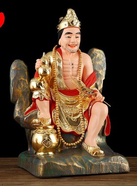 济公活佛供奉降龙罗汉佛像摆件