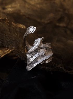 seedingyj肌理原创设计纯银戒指