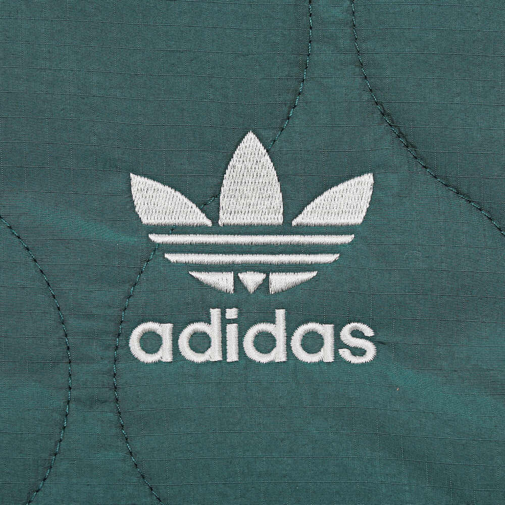 Adidas阿迪达斯三叶草2024春季新款男子运动休闲连帽棉服IW6285-图2