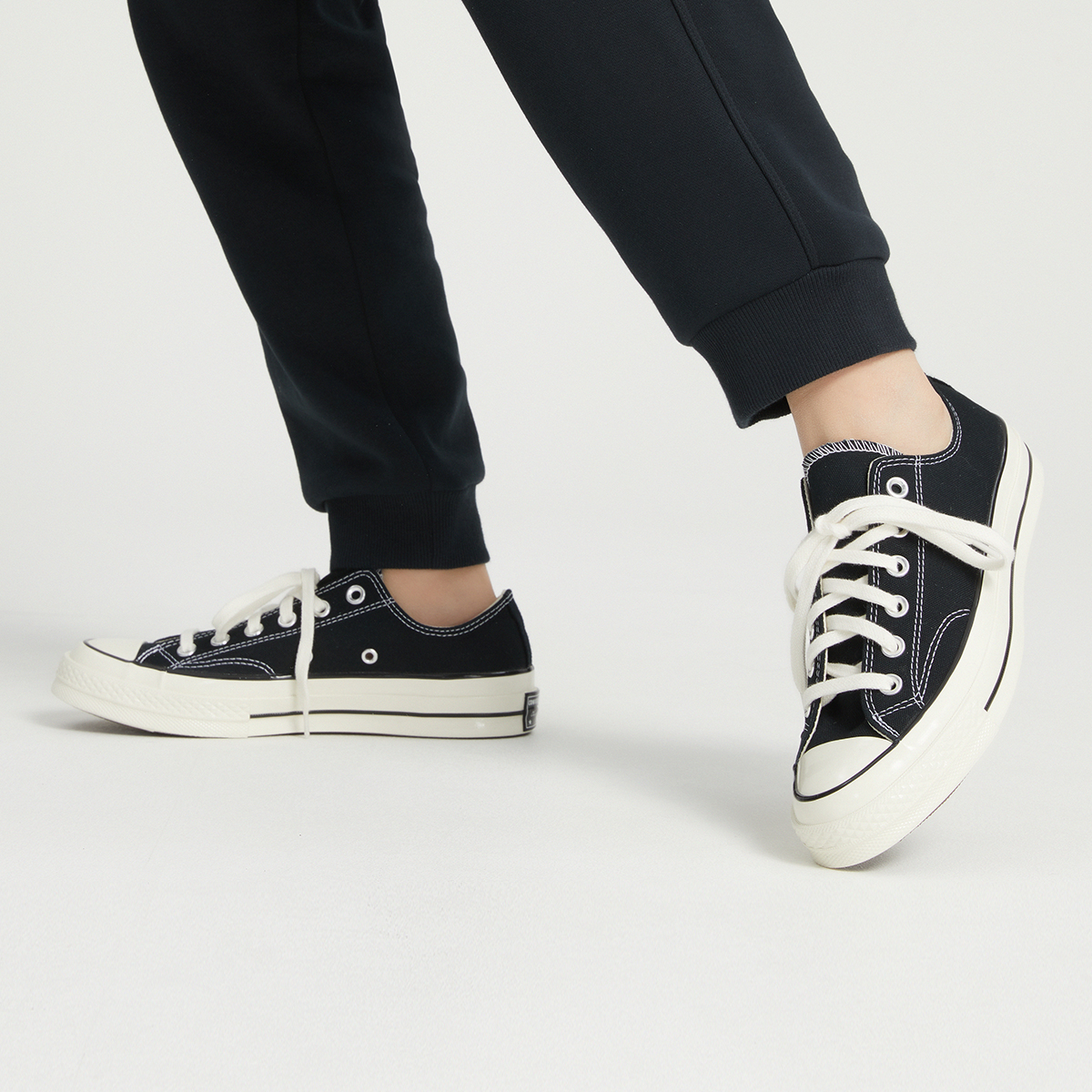 CONVERSE匡威1970s低帮经典三星标复古一脚蹬帆布休闲鞋162058C