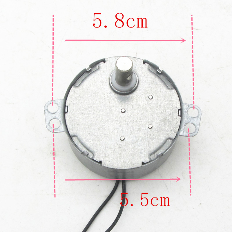 电风扇摇头同步电机马达5-6转壁扇遥控风扇摇头电机通用220V配件-图1