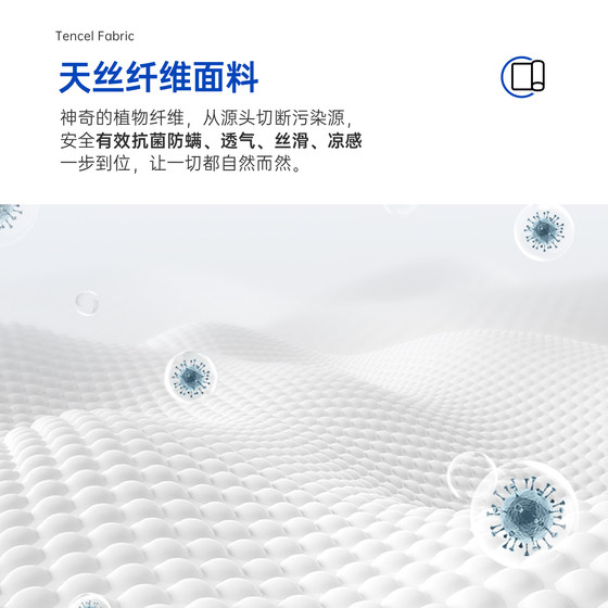 Latex mattress independent spring thickening hotel roll package hair