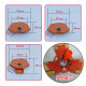 Level Tripod Accessories Block Clamping Ring Screws